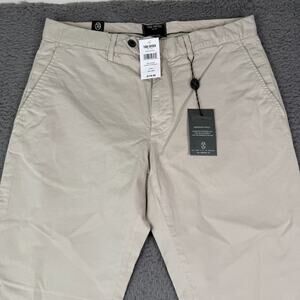 Todd Snyder Pants Mens 32x32 Bone Khaki Tab Front Chino Straight Fit Stretch NEW